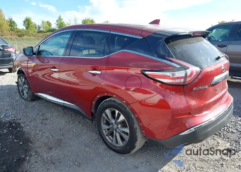 2016 Nissan Murano S/Sl/Sv/Platinum z USA, uszkodzony, nr VIN 5N1AZ2MG7GN149947